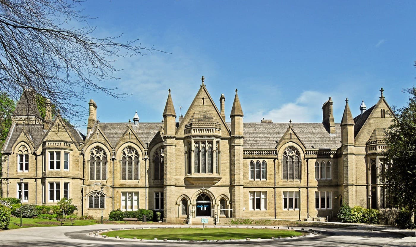 University of Bradford kampüsünden bir görünüm