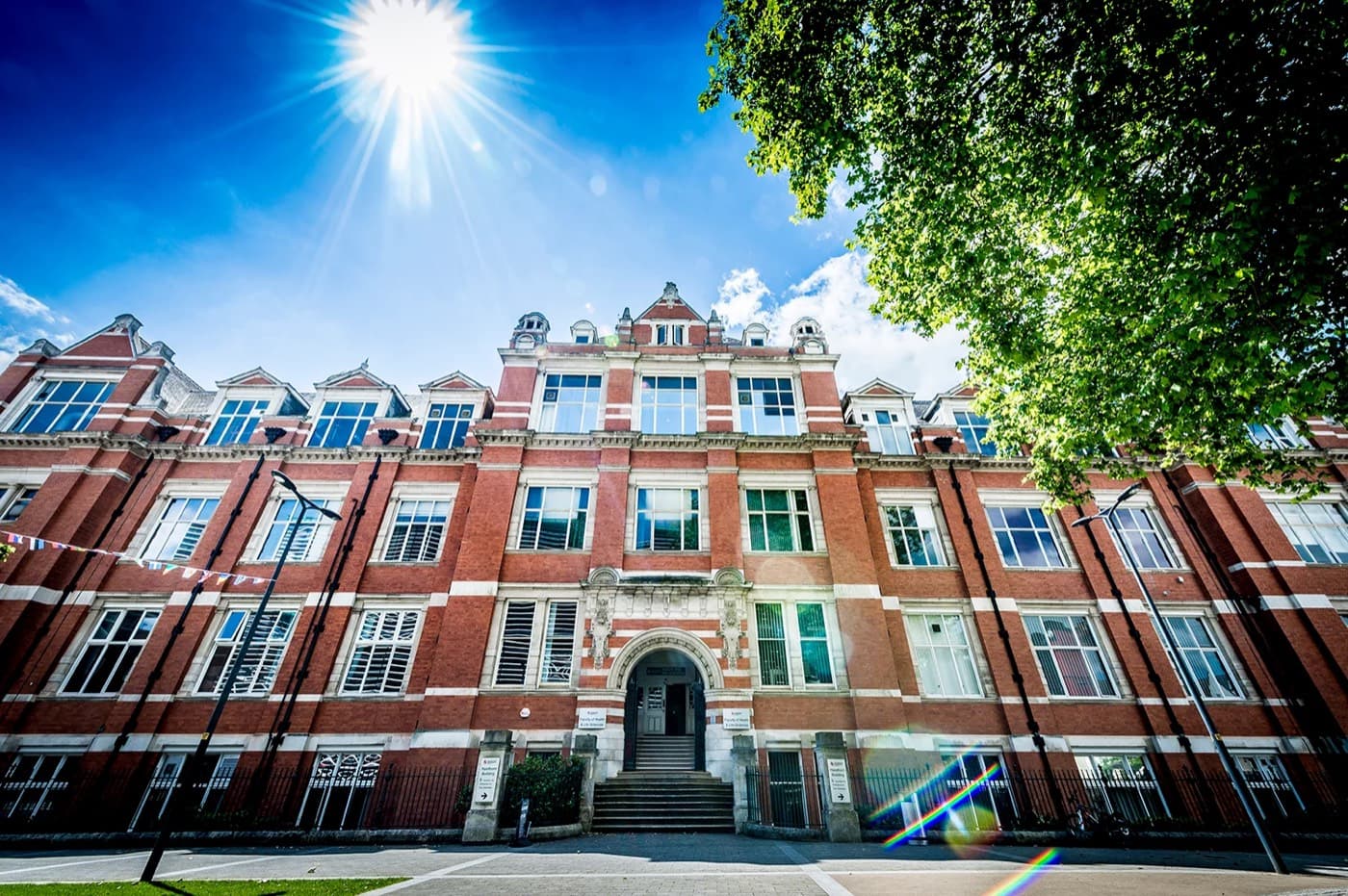 De Montfort University kampüsünden bir görünüm, Leicester