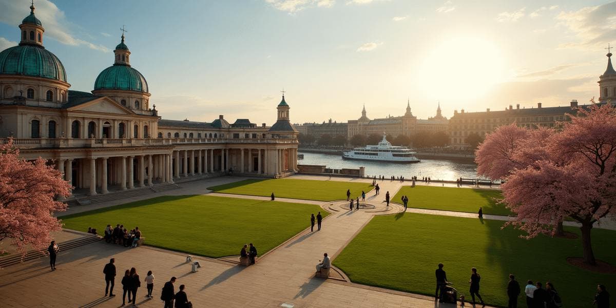 Old Royal Naval College’ın barok binaları ve ikiz kubbeleri, Greenwich Üniversitesi’nin ana kampüsü