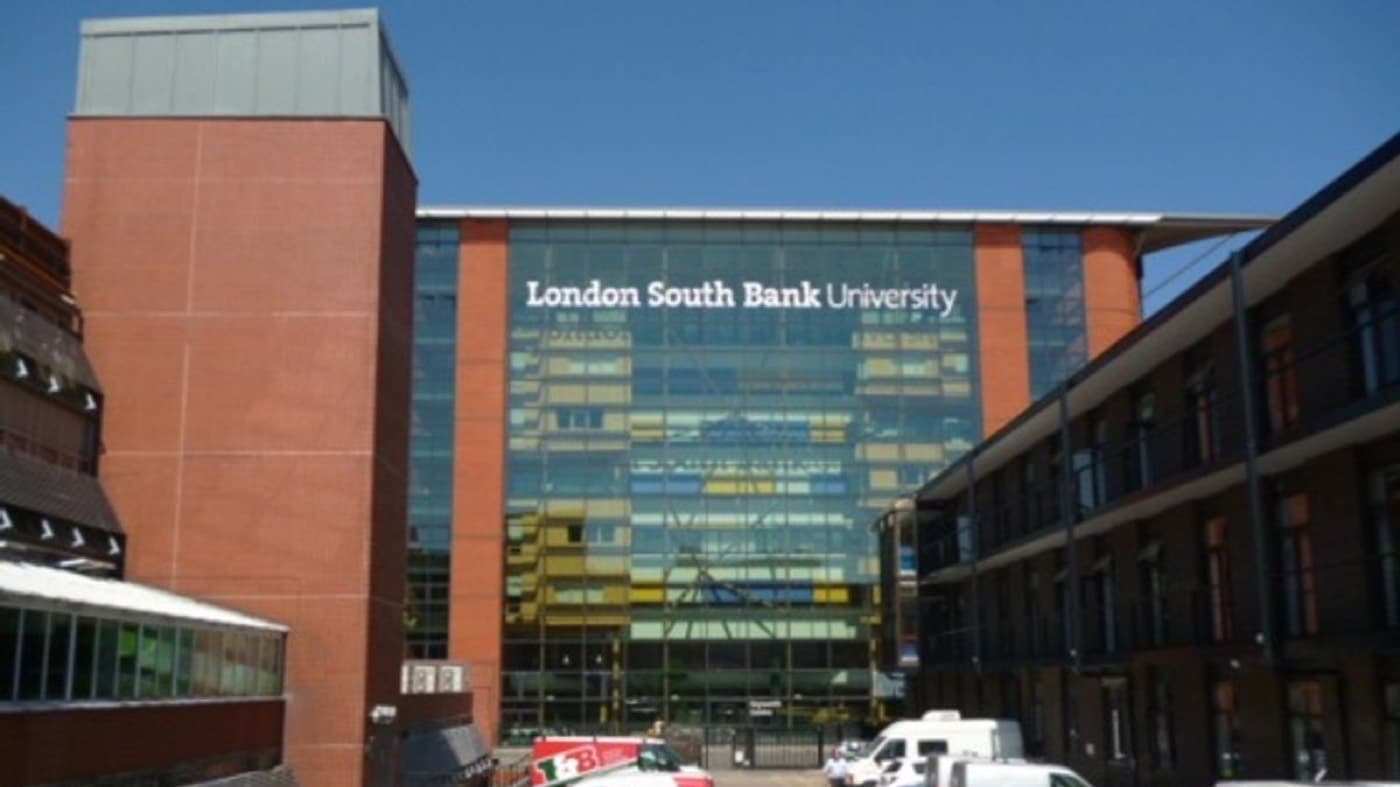 London South Bank University kampüsünden bir görünüm