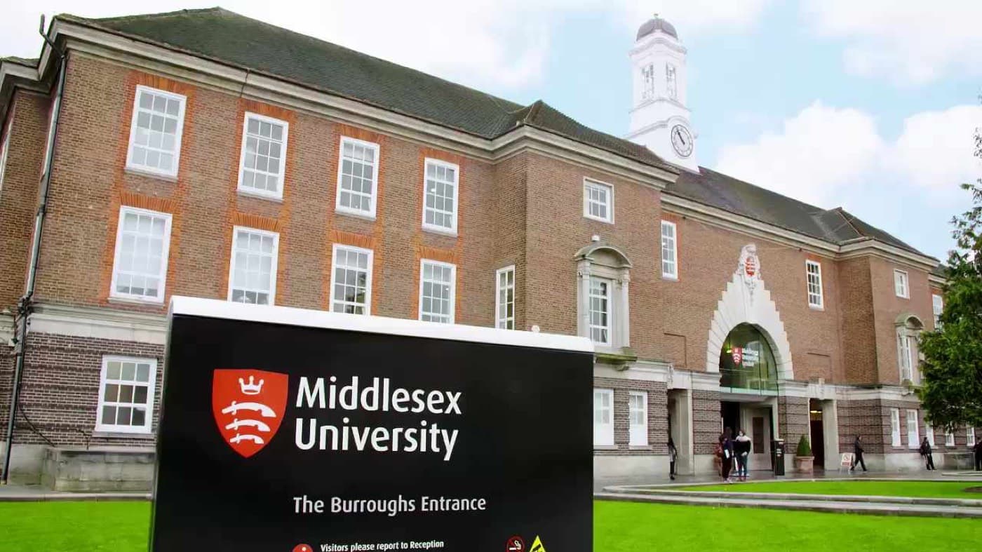 Middlesex Üniversitesi’nin Hendon kampüsünden bir görünüm