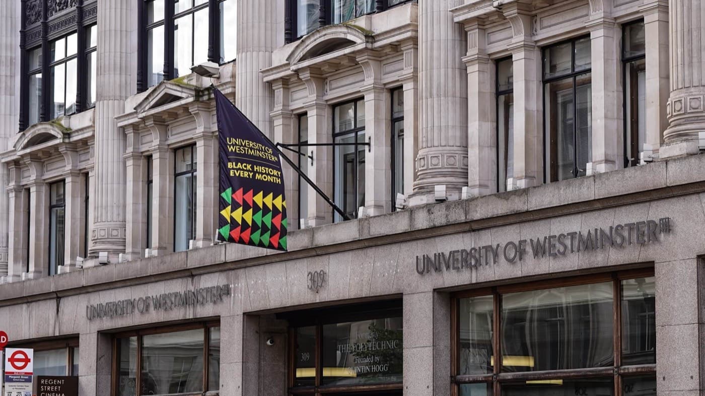 Westminster Üniversitesi’nin Londra’daki kampüsünden bir görünüm